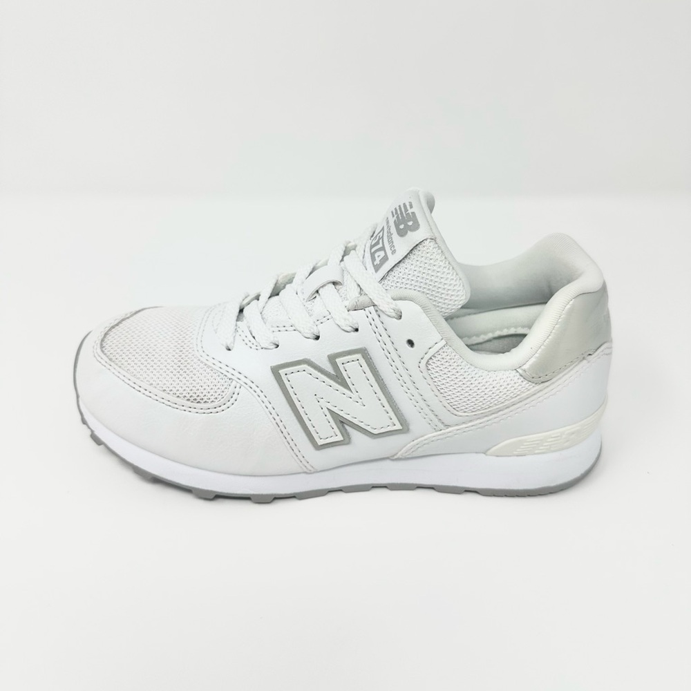 New Balance Kids Sneakers - White and Gray
